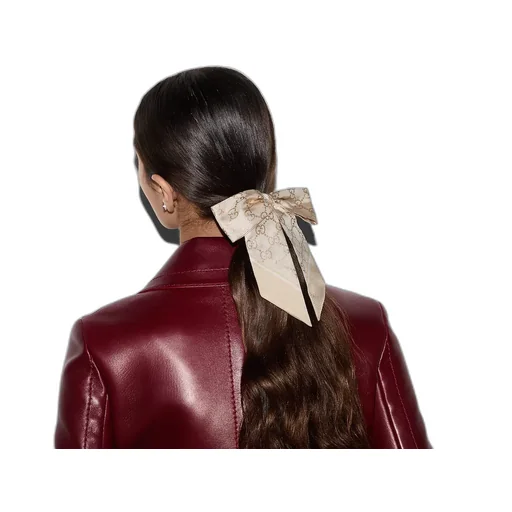 Gg Silk Jacquard Scrunchie