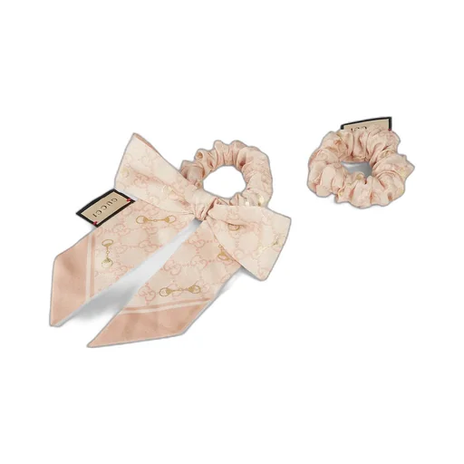 Silk Gg Scrunchie Set