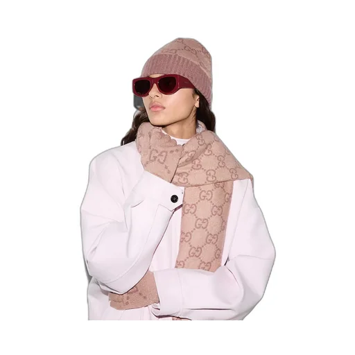 Gg Cashmere Lamé Gloves