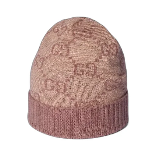 Gg Cashmere Lamé Hat
