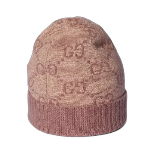 Gg Cashmere Lamé Hat