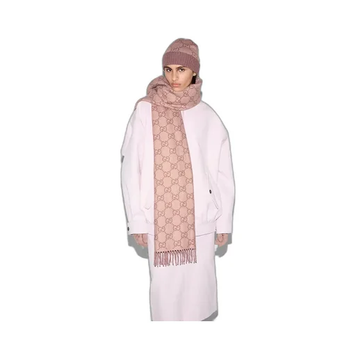 Gg Cashmere Lamé Hat