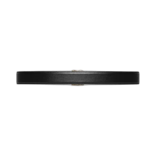 Gg Marmont Thin Belt With Crystals