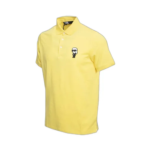 Karl Lagerfeld Ikonik Karl Patch Short-Sleeved Polo Shirt