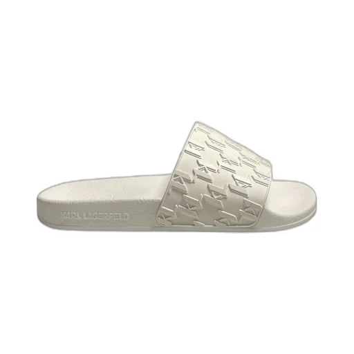 Karl Lagerfeld Kondo Monogram Slip-On Slides