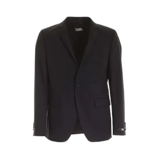 Karl Lagerfeld Single-Breasted Tailored Blazer