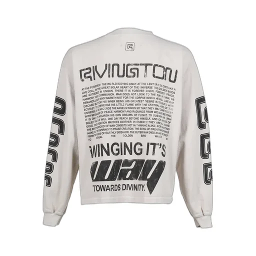 Divinity Paper Garden Ls Tee / Lt. Gry
