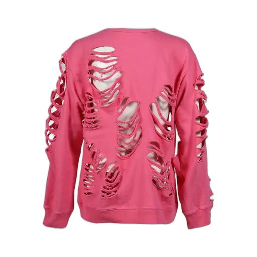 Distressed Crewneck / Pnk
