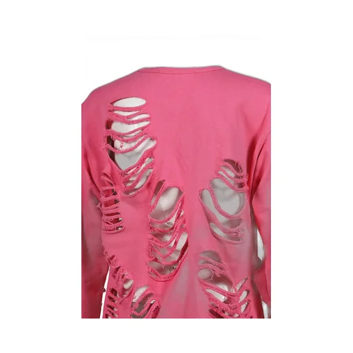 Distressed Crewneck / Pnk