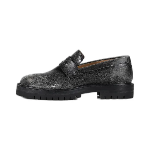 Tabi County Loafer / Black Wht