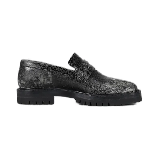 Tabi County Loafer / Black Wht