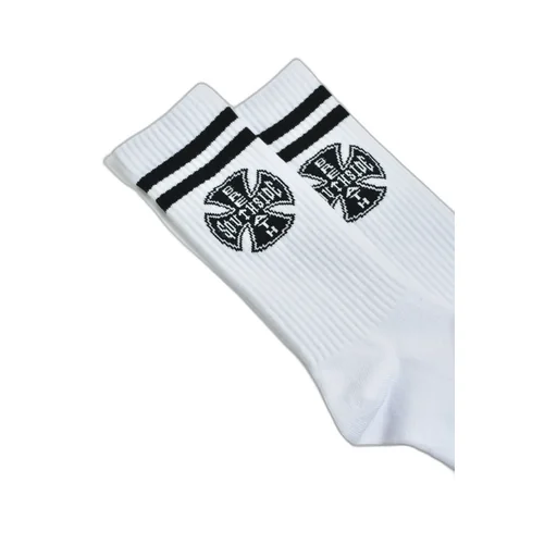 South Side Cross Logo Socks 2Pack / Blk&Amp;Wht