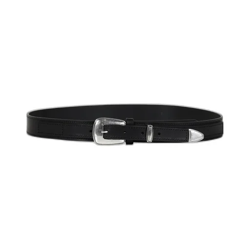 Minimal Western Belt / Black