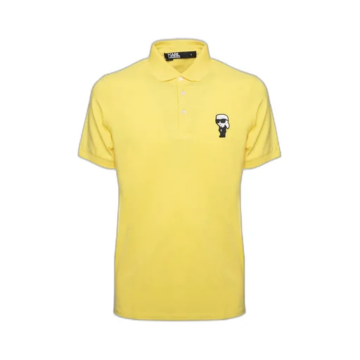 Karl Lagerfeld Ikonik Karl Patch Short-Sleeved Polo Shirt