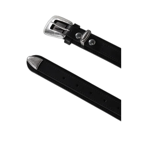 Minimal Western Belt / Black
