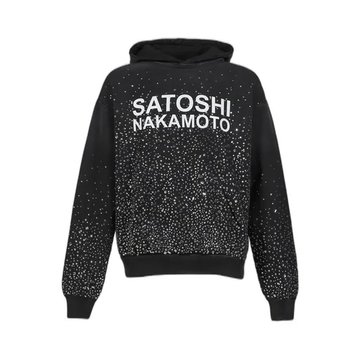 Shattered Glass Hoodie / Black