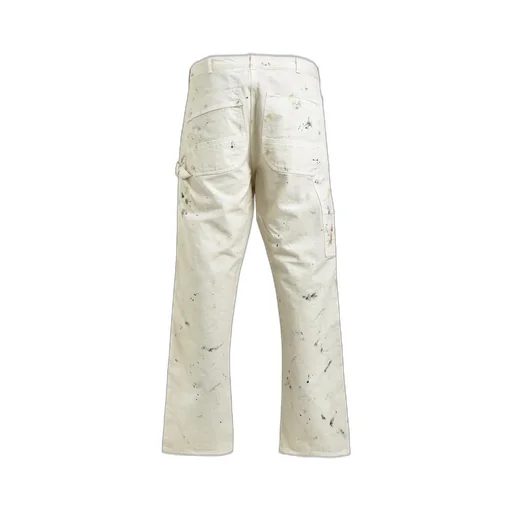 Painter's Paint Stained Painter Pants / Aged Wht
