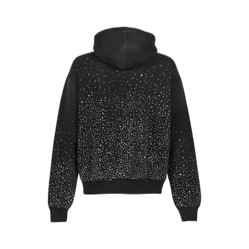 Shattered Glass Hoodie / Black