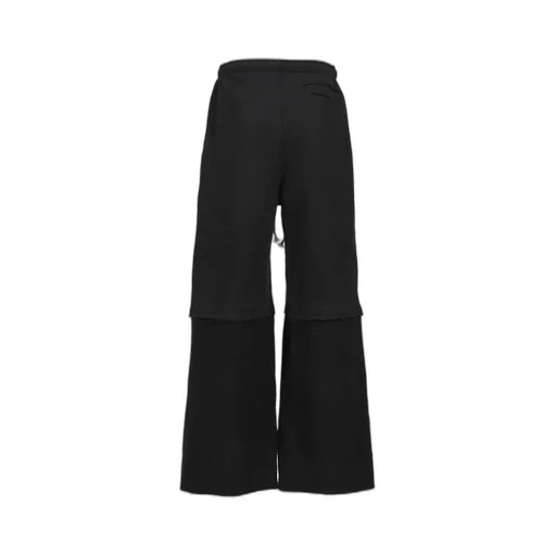 Studded Double Layer Sweatpant / Blk