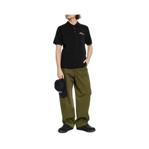 Kenzo Kenzo Winter Holidays Embroidered Slim Polo Shirt