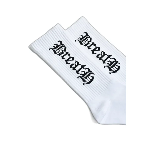 Old English Logo Socks 2Pack / Blk&Amp;Wht