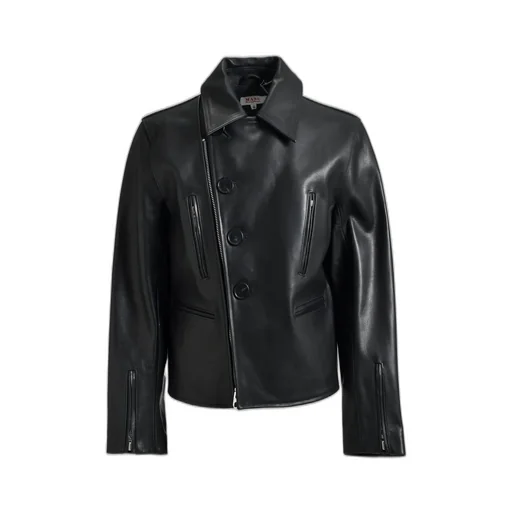 Classic Motorcycle Leather Jacket / Blk