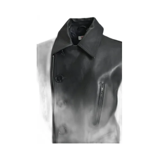 Classic Motorcycle Leather Jacket / Blk