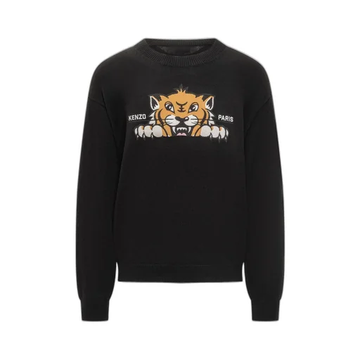 Kenzo Happy Tiger Embroidered Jumper