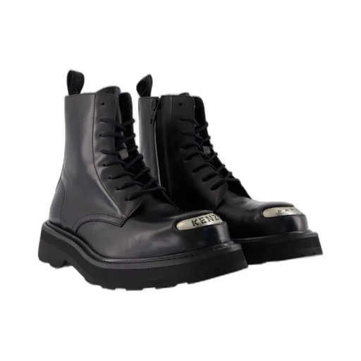 Kenzo Smile Lace-Up Ankle Boots