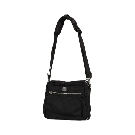 Super Nylon Simple Shoulder Bag / Blk