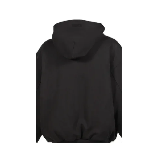 Puffed Oversized Zip-Up Hoodie / Washed Blk