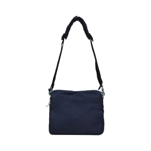 Super Nylon Simple Shoulder Bag / Blu