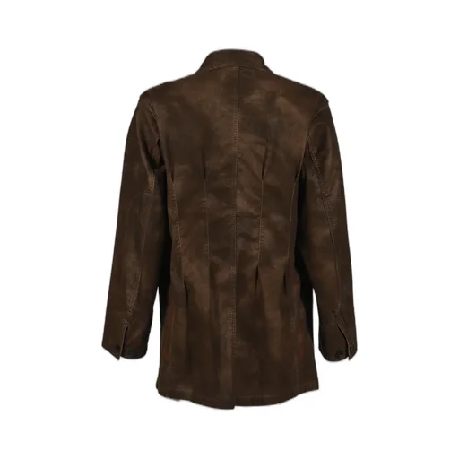 Artificial Leather Hunting Jacket / Brw