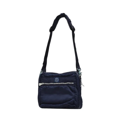 Super Nylon Simple Shoulder Bag / Blu