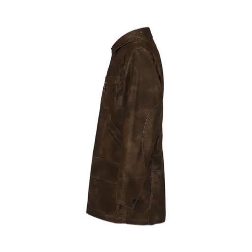 Artificial Leather Hunting Jacket / Brw