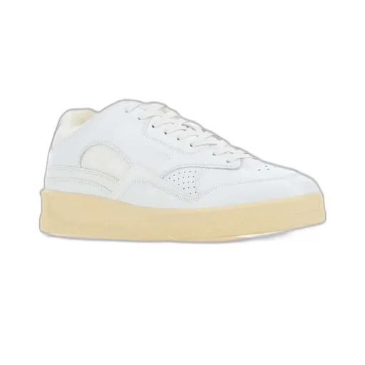 Jil Sander Logo Detailed Lace-Up Sneakers