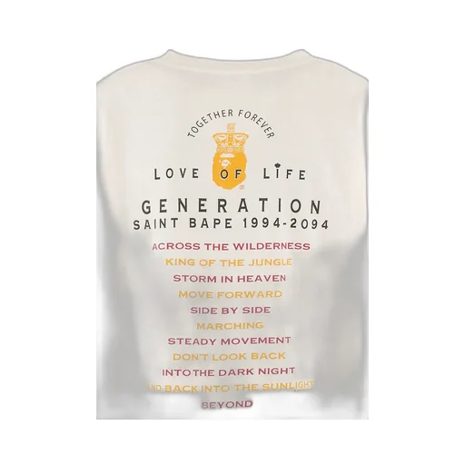Bape_Ss Tee/Generation / Wht