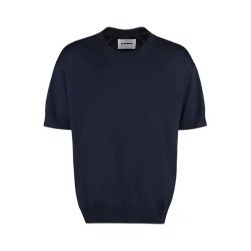 Jil Sander Short-Sleeved Knitted Jumper