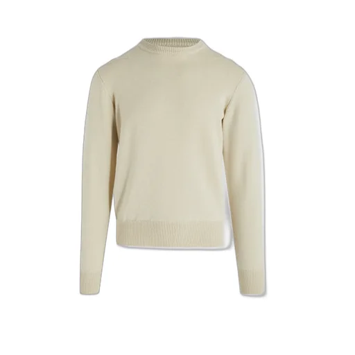 Jil Sander Cut-Out Detailed Crewneck Jumper