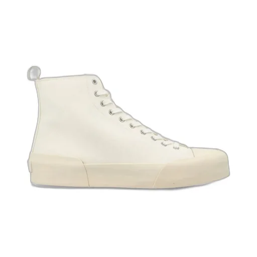 Jil Sander High-Top Lace-Up Sneakers