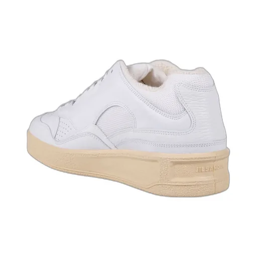 Jil Sander Round Toe Lace-Up Sneakers