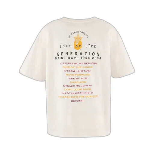 Bape_Ss Tee/Generation / Wht