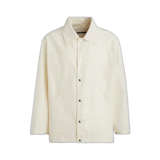 Jil Sander Logo Printed Long-Sleeved Jacket