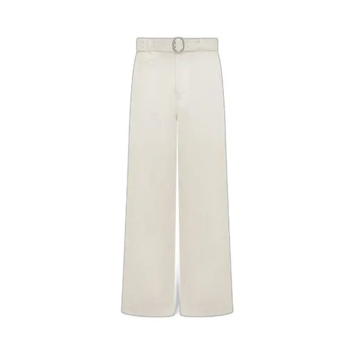Jil Sander Belted-Waist Wide-Leg Pants