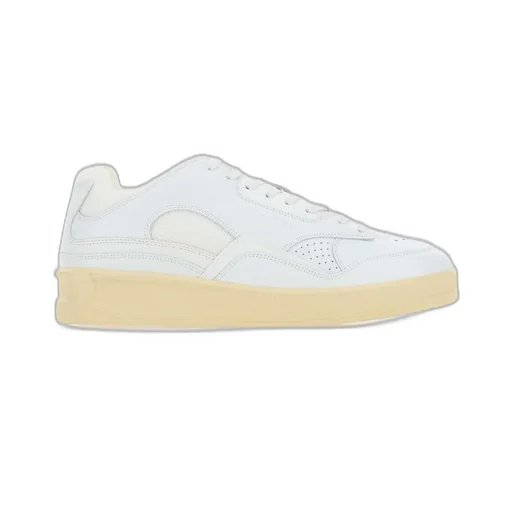 Jil Sander Logo Detailed Lace-Up Sneakers