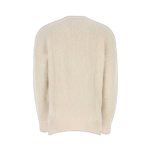 Jil Sander Ribbed Knitted Asymmetric Jumper