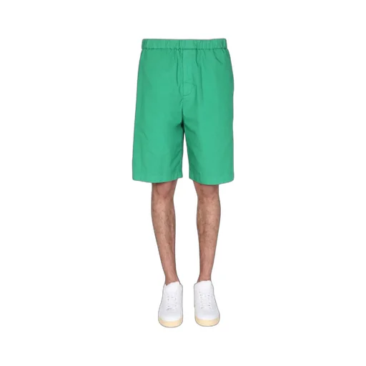 Jil Sander High Waist Knee-Length Shorts