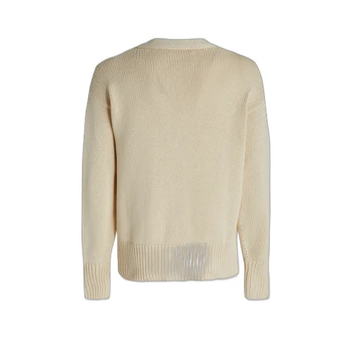 Jil Sander Logo Intarsia Knitted Cardigan