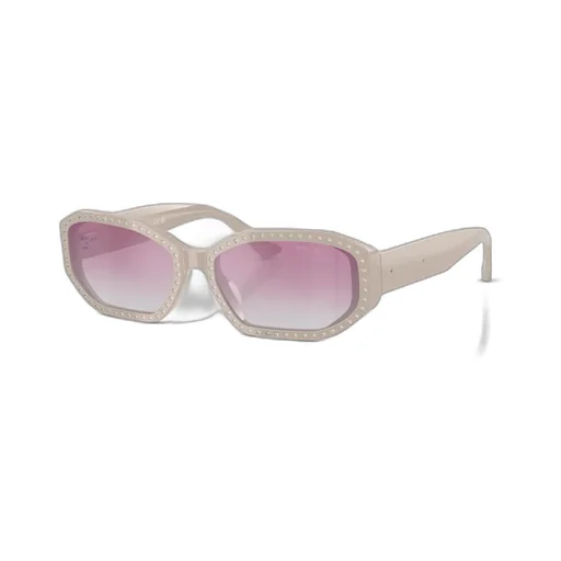 Jimmy Choo Eyewear Studded Geometric Frame Sunglasses