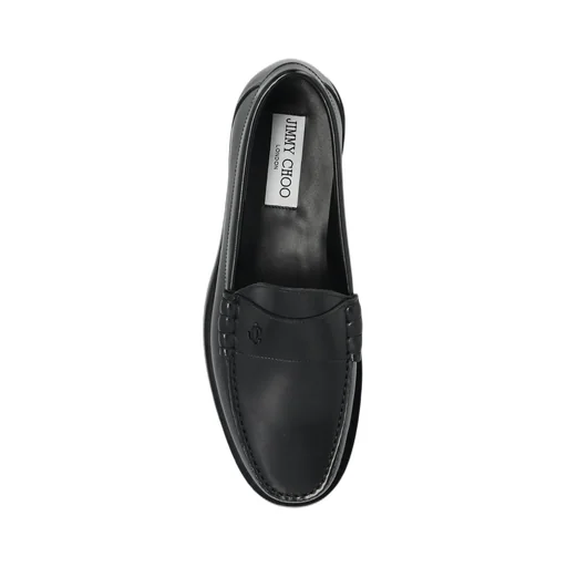 Jimmy Choo Ethan Jc Emblem Loafers